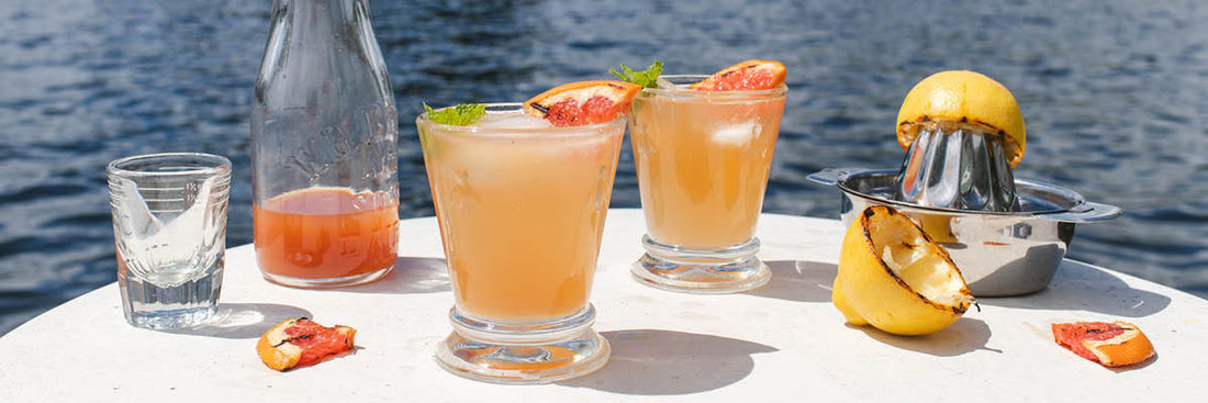 Paloma med grapefrukt