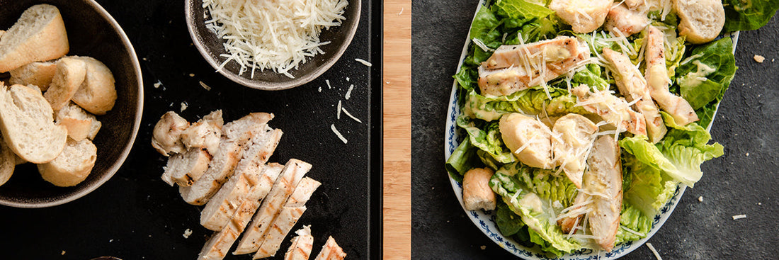 Caesarsallad med grillad kyckling