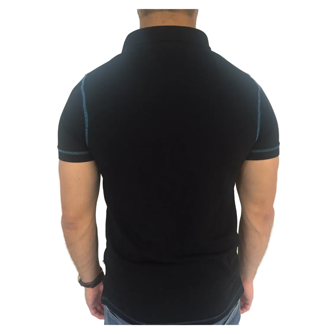 POLOSHIRT Blue-Seams XXXXL