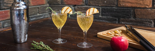 Apple gin fizz