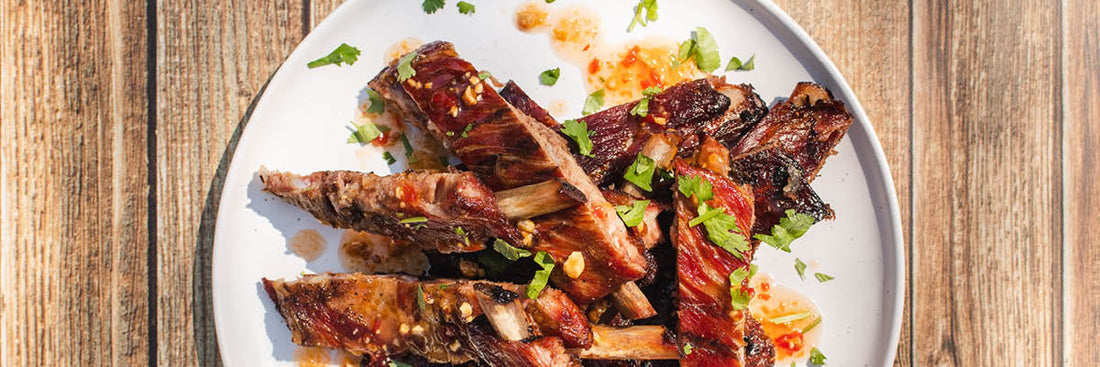 Thai-style rökta revbensspjäll