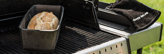 Vetebröd bakat på gasolgrill