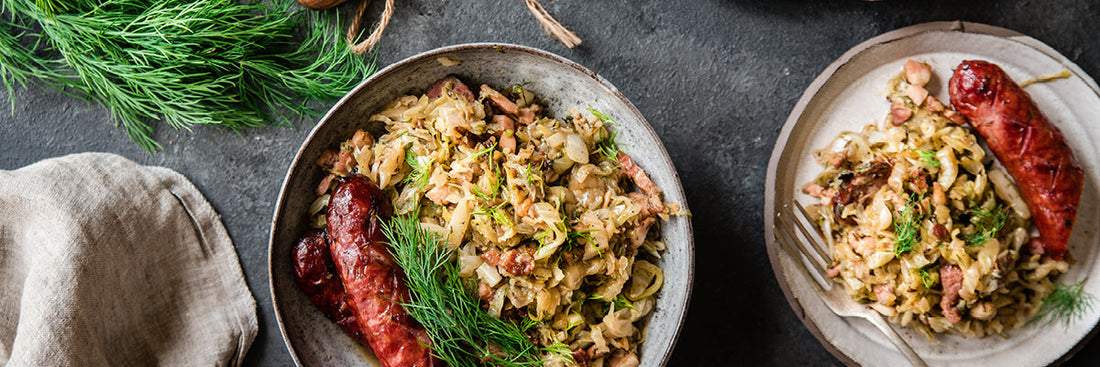 Grillad vitkål med krispigt bacon