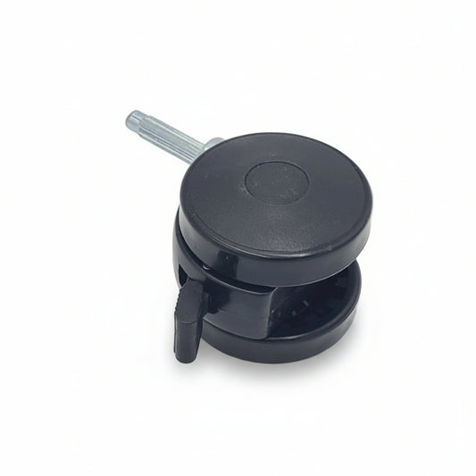 CASTER 2 1/2" WHEEL KNURLED