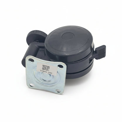 CASTER 3" RUBBER W/LEG LEVEL