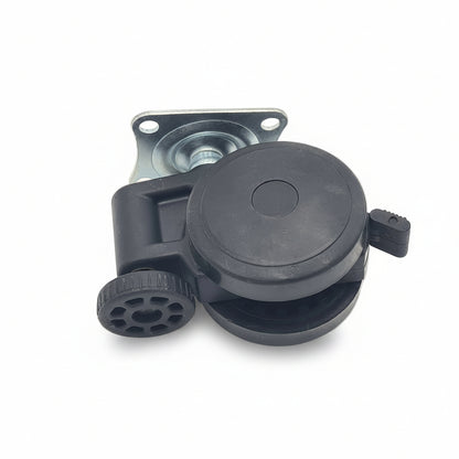 CASTER 3" RUBBER W/LEG LEVEL