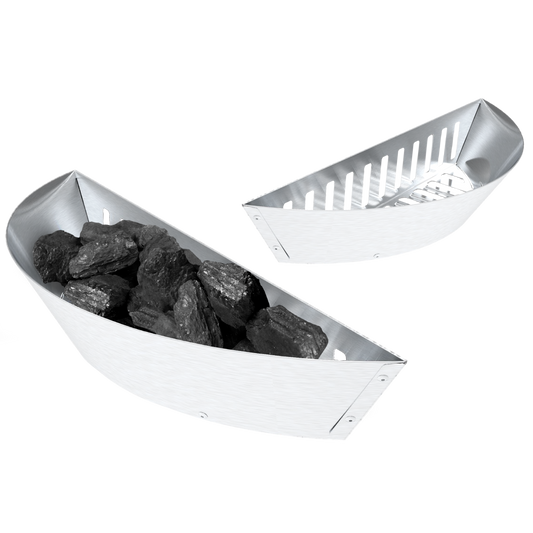 Holzkohlekörbe (2er Pack)