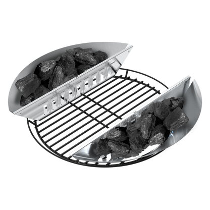 Holzkohlekörbe (2er Pack)