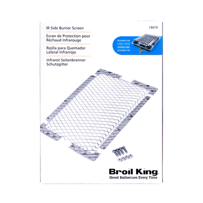 Infrared Side Burner Screen