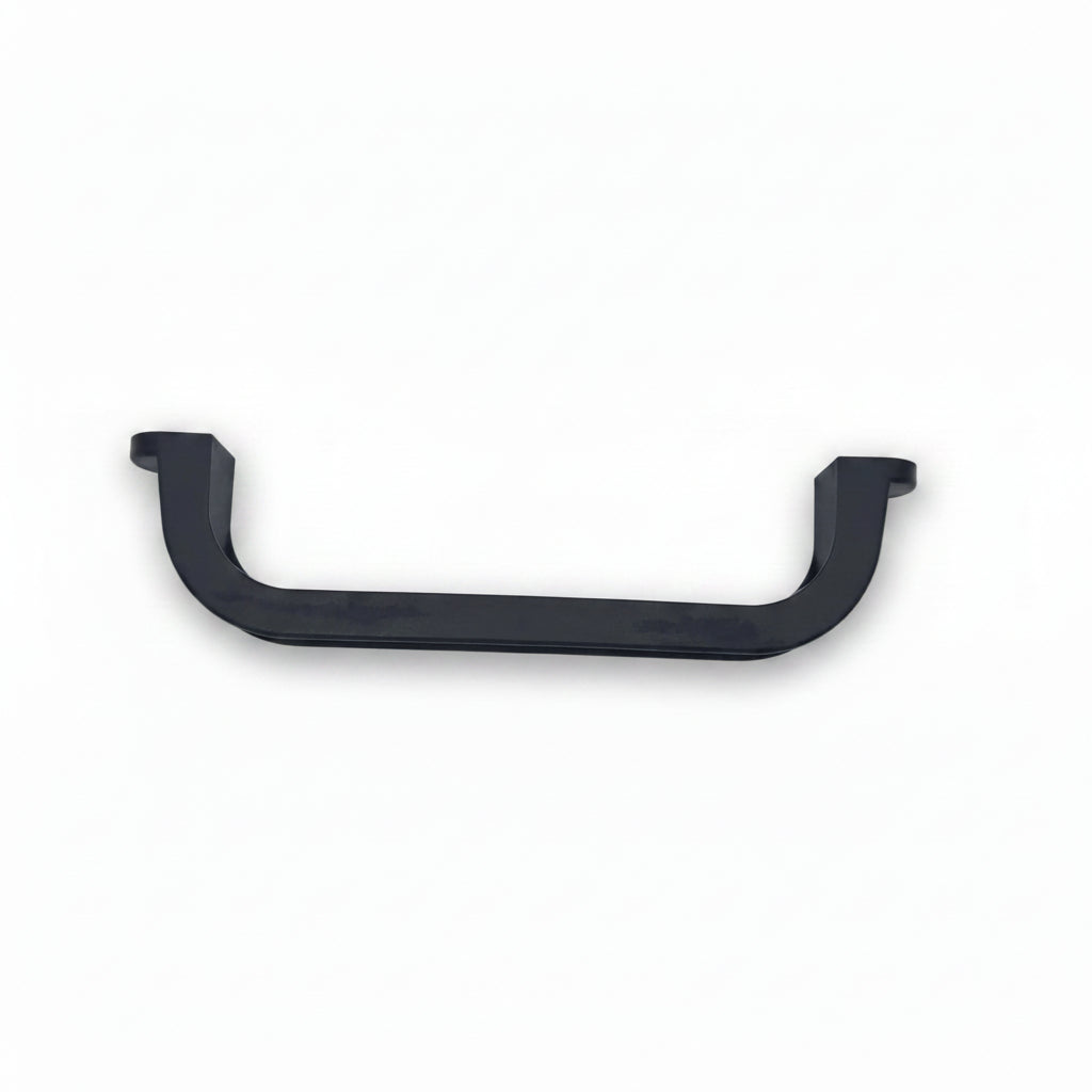 SHELF FRONT BLK W/SS STRIP IR