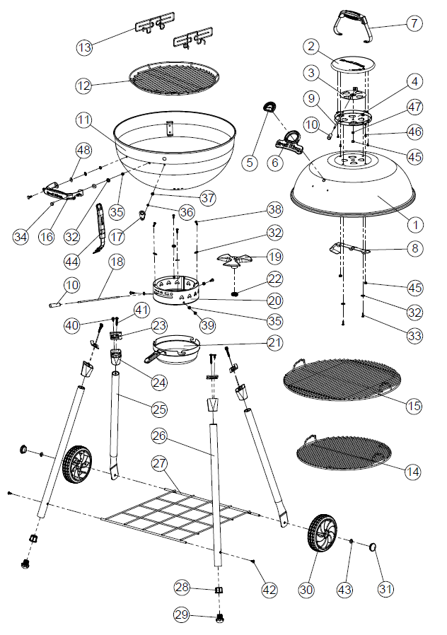 Grill Anatomy Image