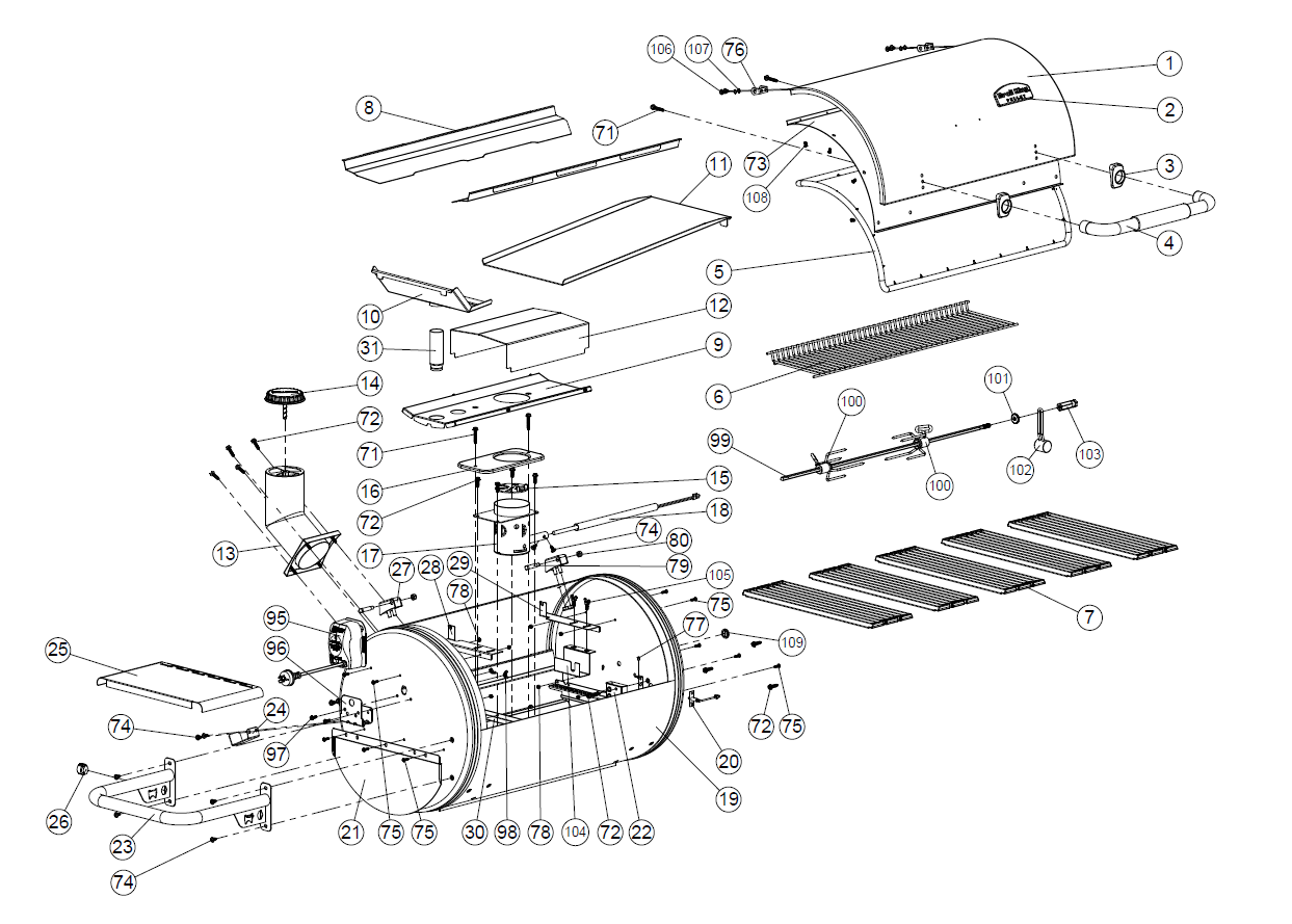 Grill Anatomy Image