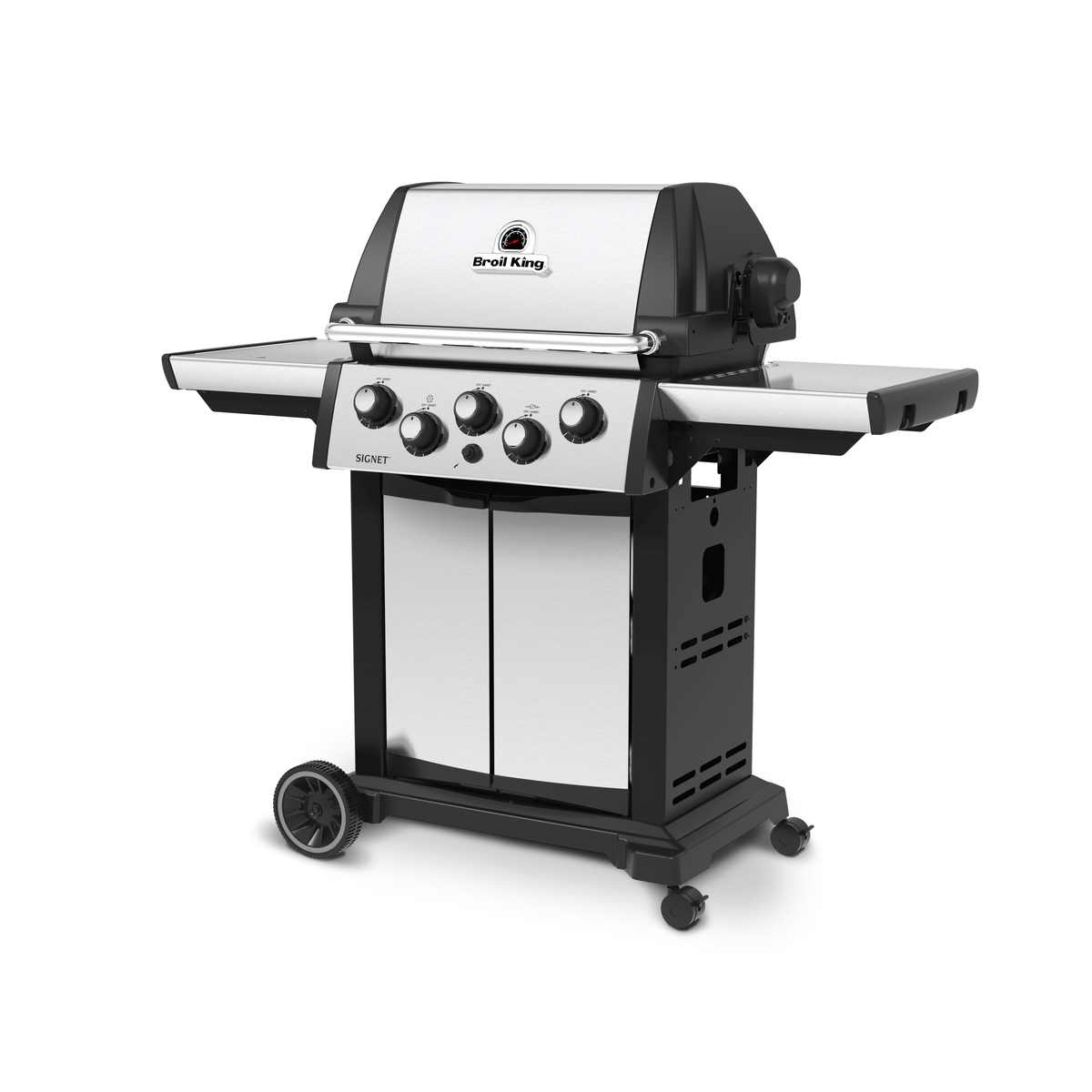 Barbacoa a Gas Broil King Signet 390 3 Quemadores con Spiedo y Hornalla Lateral