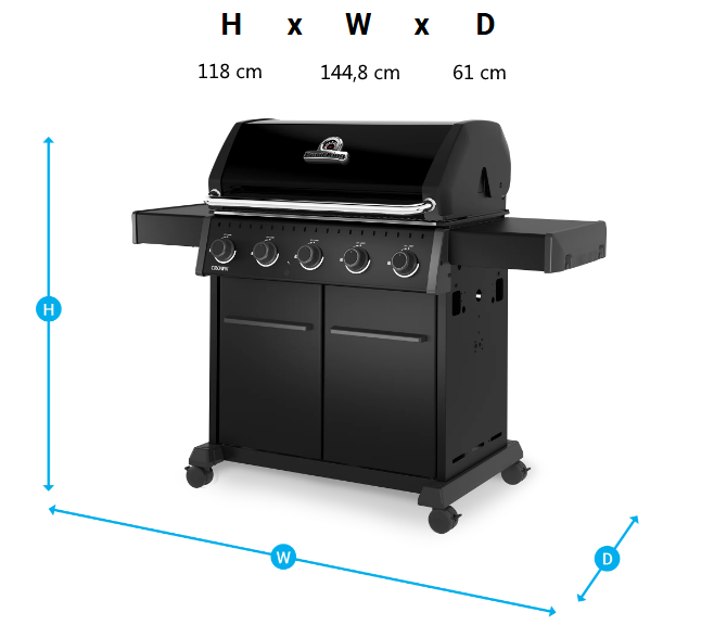 Grill Dimensions Image