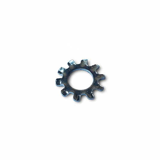 WASHER LOCK #10 EXT TEETH ZINC