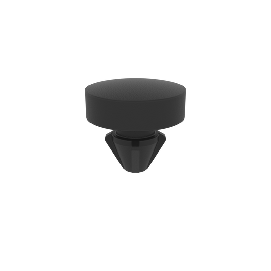 LID BUMPER ROUND BLK