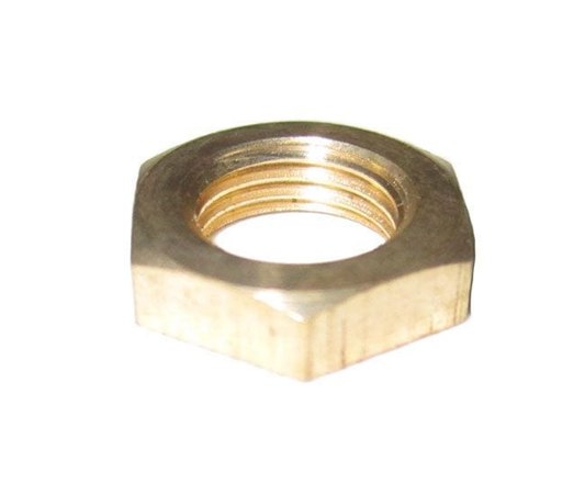 NUT HEX BRASS 3/8 27 RB LINE