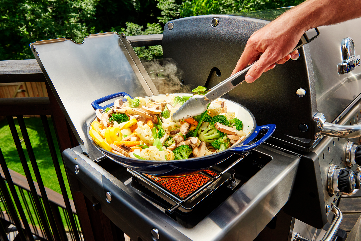 Wok-Ring aus Edelstahl